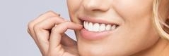 girl smiling after teeth whitening in charlotte nc