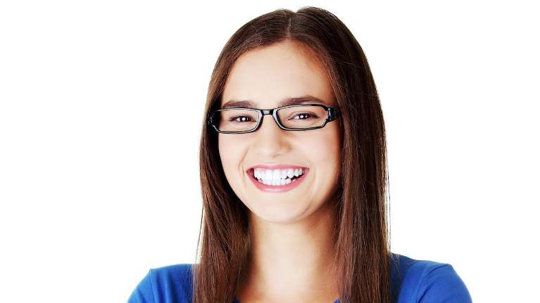 girl with a healthy smile in durham nc