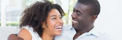 young couple at the dentist in durham nc