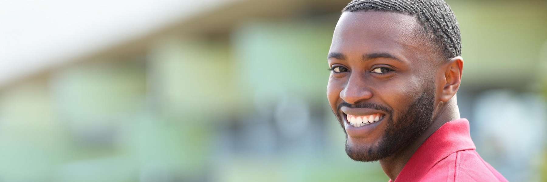 man with teeth whitening in durham